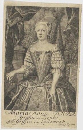Bildnis der Maria Anna, Gräfin von Brühl