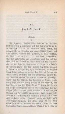 213-236 Papst Sixtus V. : Schluß