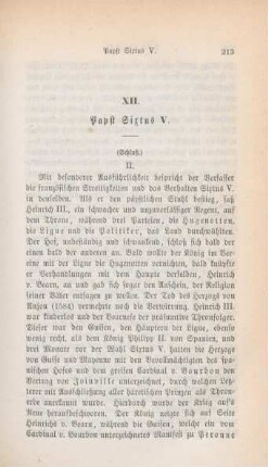 213-236 Papst Sixtus V. : Schluß