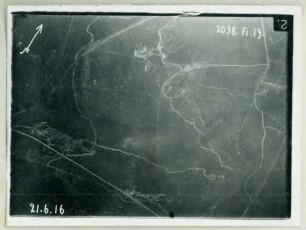 Foto des Geländes um den Steinbruch nordwestlich von Haudiomont (Luftbild)