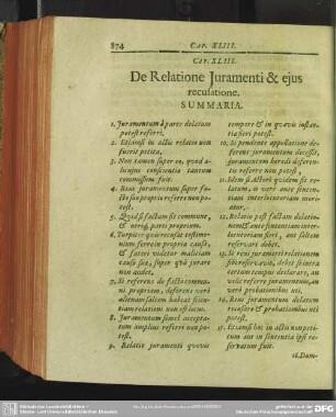 Cap. XLIII. De Relatione Juramenti & ejus recusatione