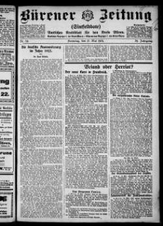 Bürener Zeitung. 1896-1935
