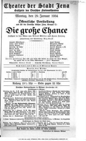 Die große Chance