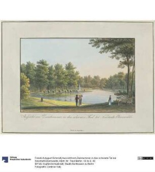 Aussicht vom Zainhammer in das schwarze Tal bei Neustadt-Eberswalde