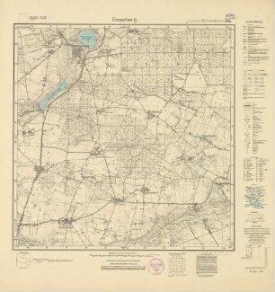 1843 (alte Nr.: 511) Franzburg, Meßtischblatt (4 cm - Karte)