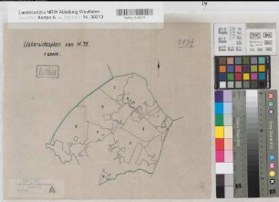 Stadtlohn (Stadtlohn), Teilung der Hengeler und Wendfelder Mark, Übersichtskarte