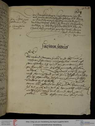 Verschiedene Schriftstücke