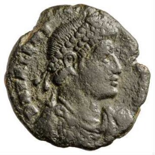 Münze, Aes 4, 28. März 364 bis 24. August 367 n. Chr.