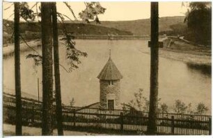 Neunzehnhain. Talsperre - Wasserspiegel