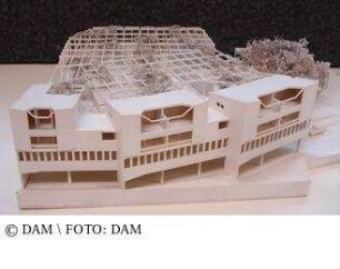LZB Darmstadt, WBW - Modell des Gesamtgebäudes (Einsatz)