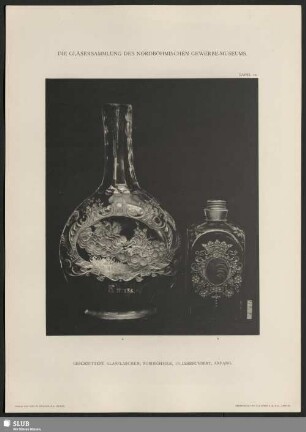 Geschnittene Glasflaschen
