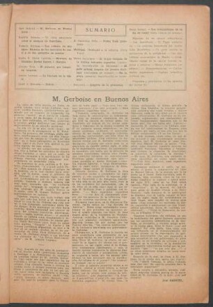 M. Gerboise en Buenos Aires