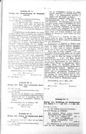 No. 5. (67-83)(71,72,73,74), 17. März 1909