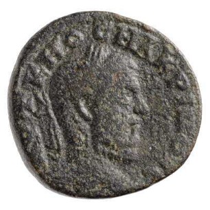 Münze, 217 - 218 n. Chr.
