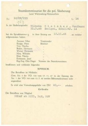 Bleicher, Wilhelm