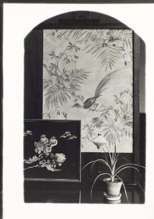 Arrangement mit japanischen Stilelementen