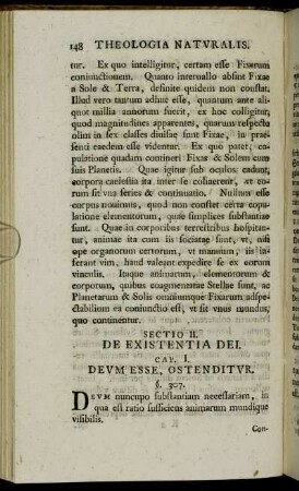 Cap. I. Deum Esse, Ostenditur
