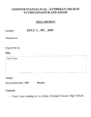Court Cases