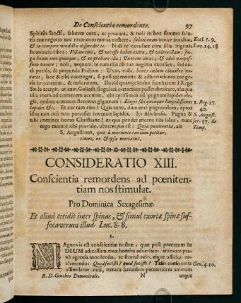 97-104, Consideratio XIII.