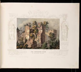 Heidelberger Schloss, der gesprengte Turm