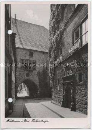 Mühlhausen in Thüringen, Rathausbogen