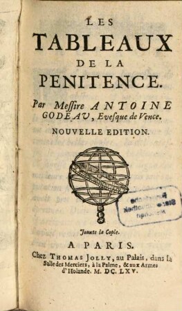 Les tableaux de la penitence