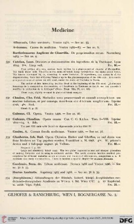 Medicine (No. 530 - 550)
