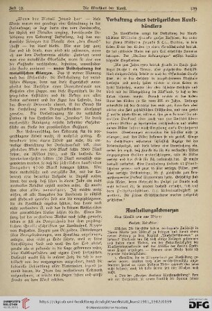 Verhaftung eines betrügerischen Kunsthändlers