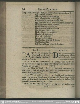 Caput Quartum