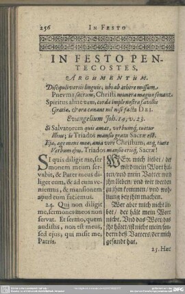In Festo Pentecostes