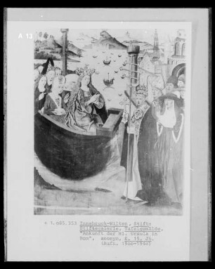 Ankunft der heiligen Ursula in Rom