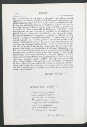 Oración del proscrito
