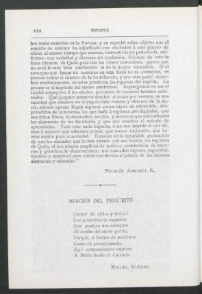 Oración del proscrito
