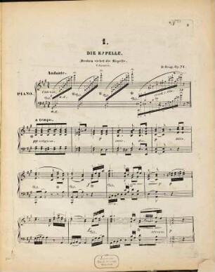 3tes Volkslieder-Album : für das Pianoforte ; op. 74