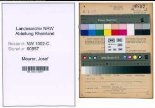 Entnazifizierung Josef Meurer, geb. 06.10.1903 (Kaufmann)