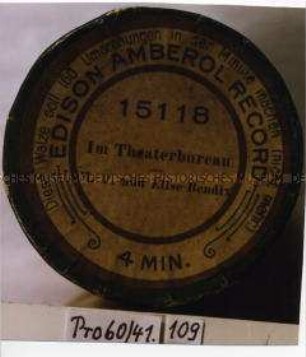 Edison Amberol Record-Walze 15118