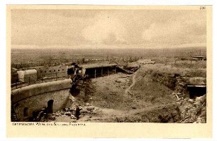 Der Krieg 1914/15 in Postkarten, 28. Reihe, Abt.: Österreich-Ungarn; Inhalt: Przemysl: Nr. 280: Gesprengtes Werk der Festung Przemysl