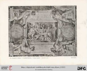 10. Il cacrificio di Abramo. Le sacrifice d'Abraham. Abram's  Sacrifice. Abraham's Opfer (Michelangelo)