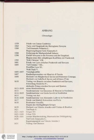 Chronologie