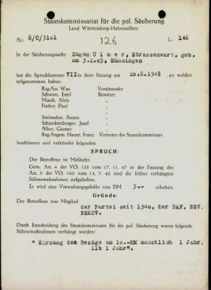 Ulmer, Eugen