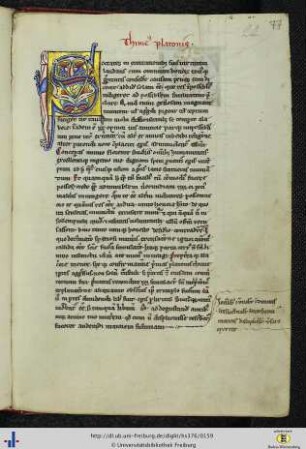 [77r - 94v] Timaeus Chalcidio interprete.