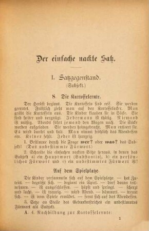 Übungsbuch für Sprachlehre, Rechtschreiben und Aufsatz in konzentrischen Kreisen, 1
