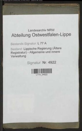 Verpflegung und Transport armer kranker Reisender, Bd. 1