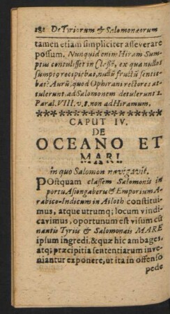 Caput IV. De Oceano Et Mari.