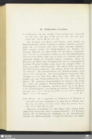 35. Elektrisches Leuchten
