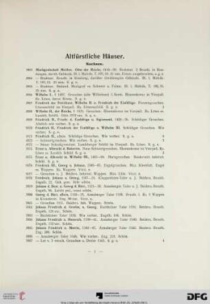 Altfürstliche Häuser (Nr. 3963-4289)
