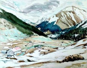 unbenannt [Winterliche Gebirgslandschaft]