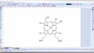 ChemSketch: Koordinierende und Stereobindungen