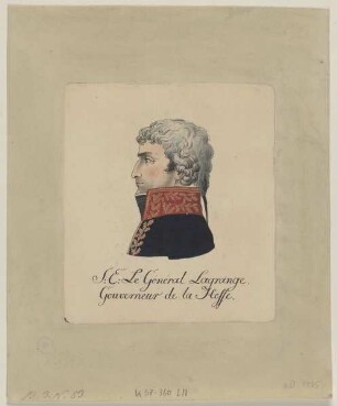 Bildnis des Adélaïde Blaise François le Lièvre de Lagrange