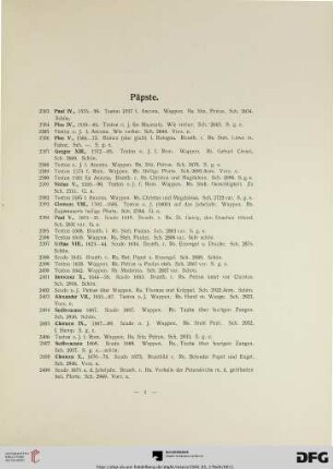 Päpste (Nr. 2383-2485)